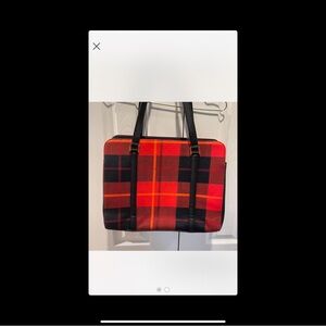 Kate Spade Vintage Bag Plaid EUC